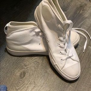 All white converse